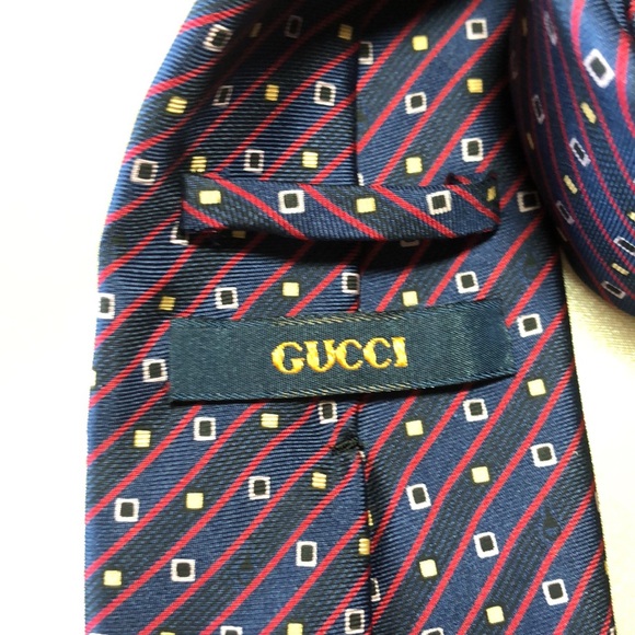 Gucci 100% Seta Silk Tie Made In Italy ๐ฎ๐น - Picture 2 of 14
